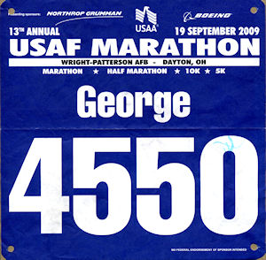 The bib number even had my name on it.